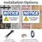 Signmission Electrical Hazard OSHA Notice Sign, Plastic, 14in W x 10in L, 2PK OS-2PACK-NS-P-1014-L-11651 - alternate 4